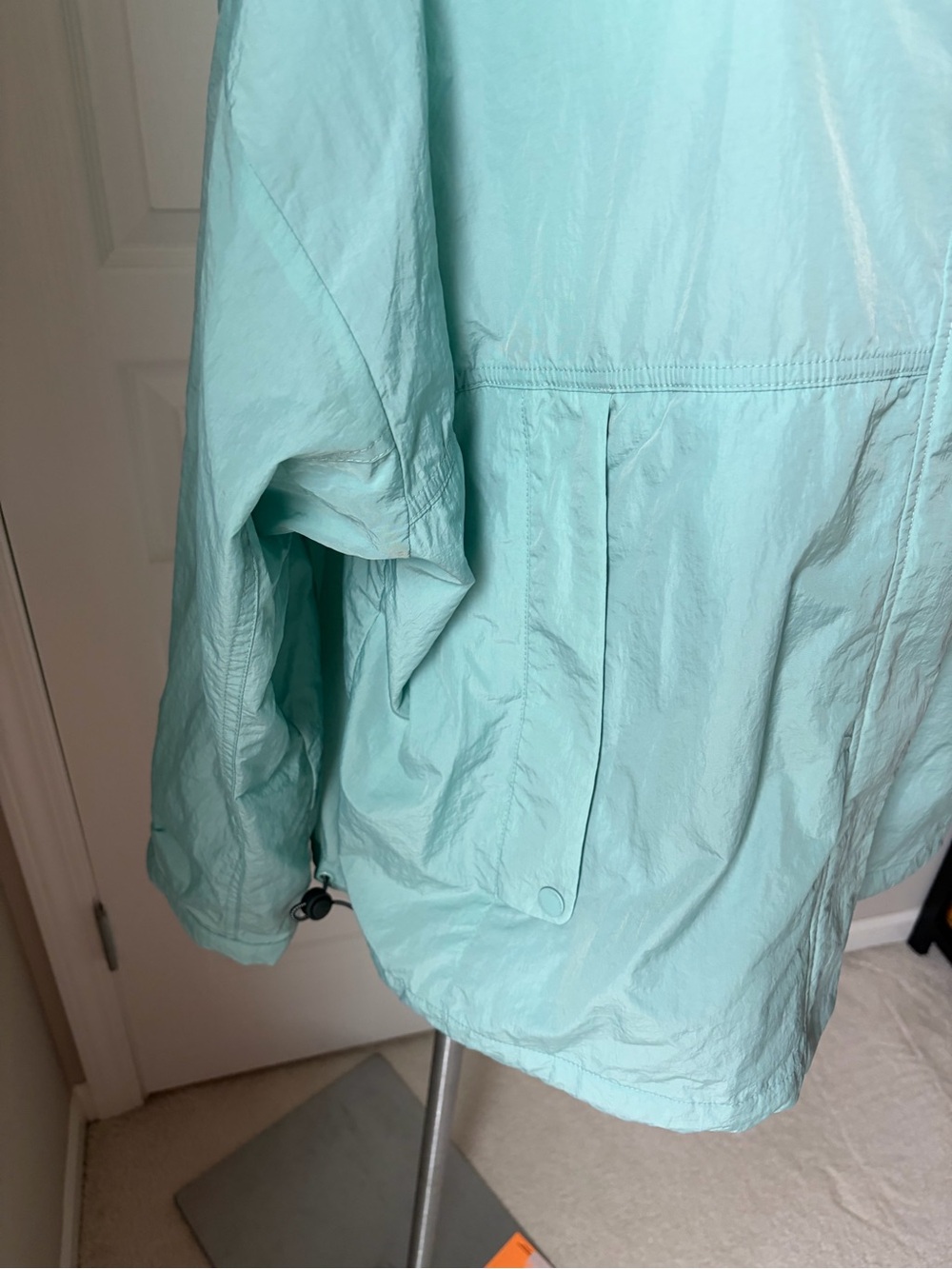 Columbia 3 in 1 Aqua Shell Jacket with Orange Sherpa Fleece Liner - Picture 6 of 7